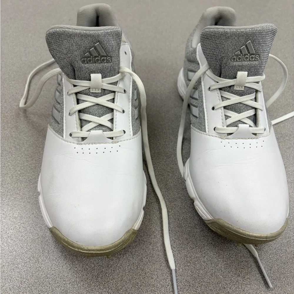 Adidas White and Gray golf shoes - Picture 1 of 10